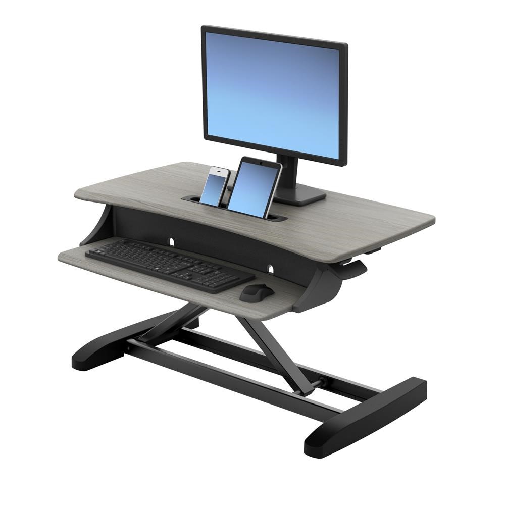 Desktop sit stand deals desk